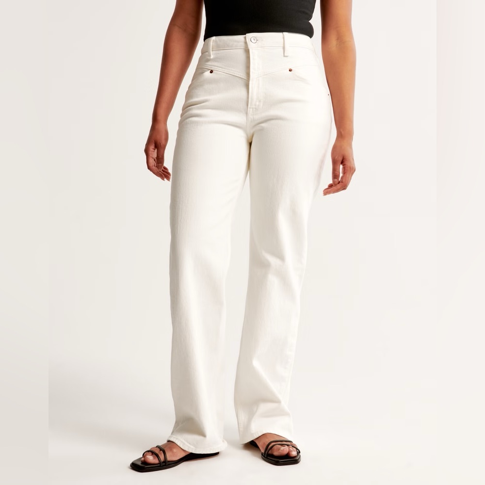 Abercrombie & Fitch - 90s relaxed high rise jeans, curve love